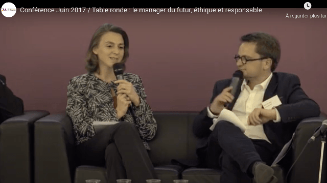 OUI à l’industrie, Arts et Métiers. – Le manager du futur, éthique et responsable – Intervention